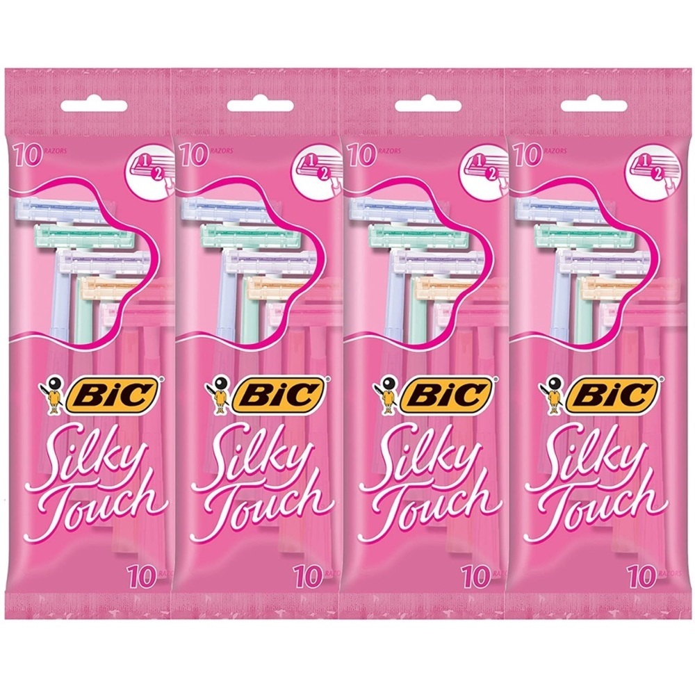 BIC Silky Touch Women Twin Blade Disposable Razors